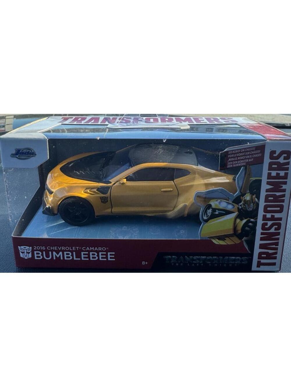 47) Transformers 2016 Chevrolet Camaro Bumble Bee Yellow 1 32 Model Jada 98393